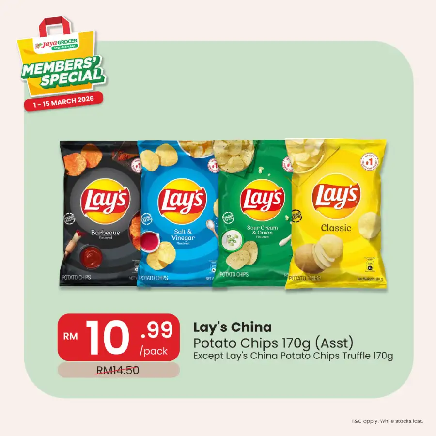Jaya Grocer Malaysia Members' Special Deals Ends 15 March