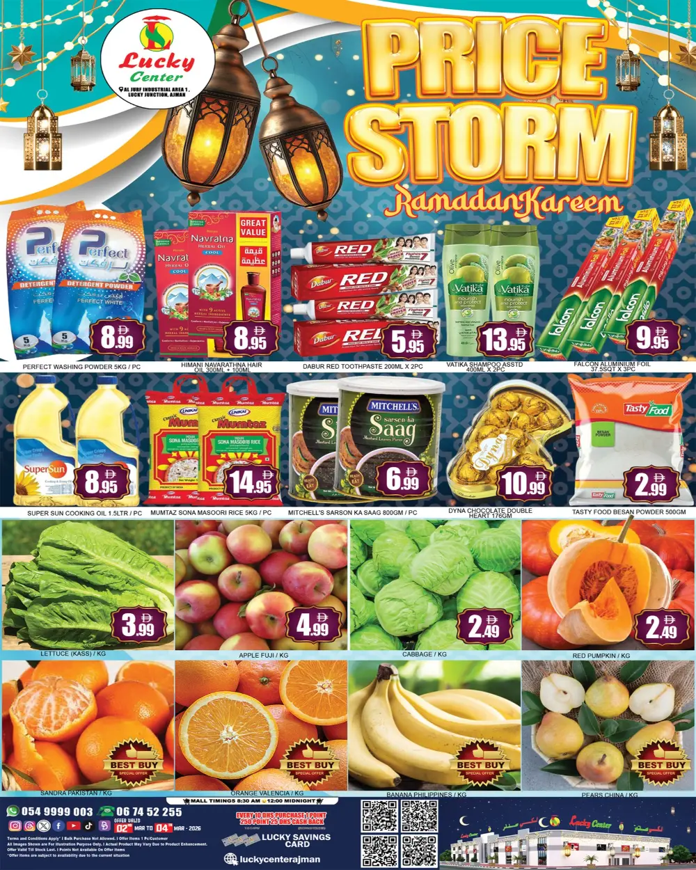 Ramadan Kareem Price Storm - Lucky Center Ajman | Valid Until March 4th