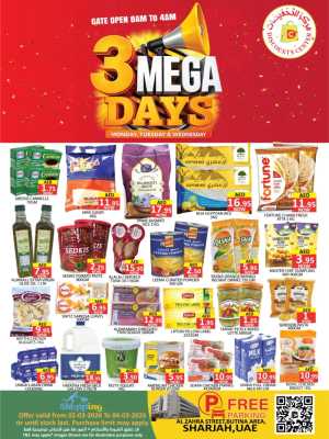 3-Day Mega Sale at Al Wahda Discounts Butina | Ends March 4! In Discounts Center Sharjah / Ajman