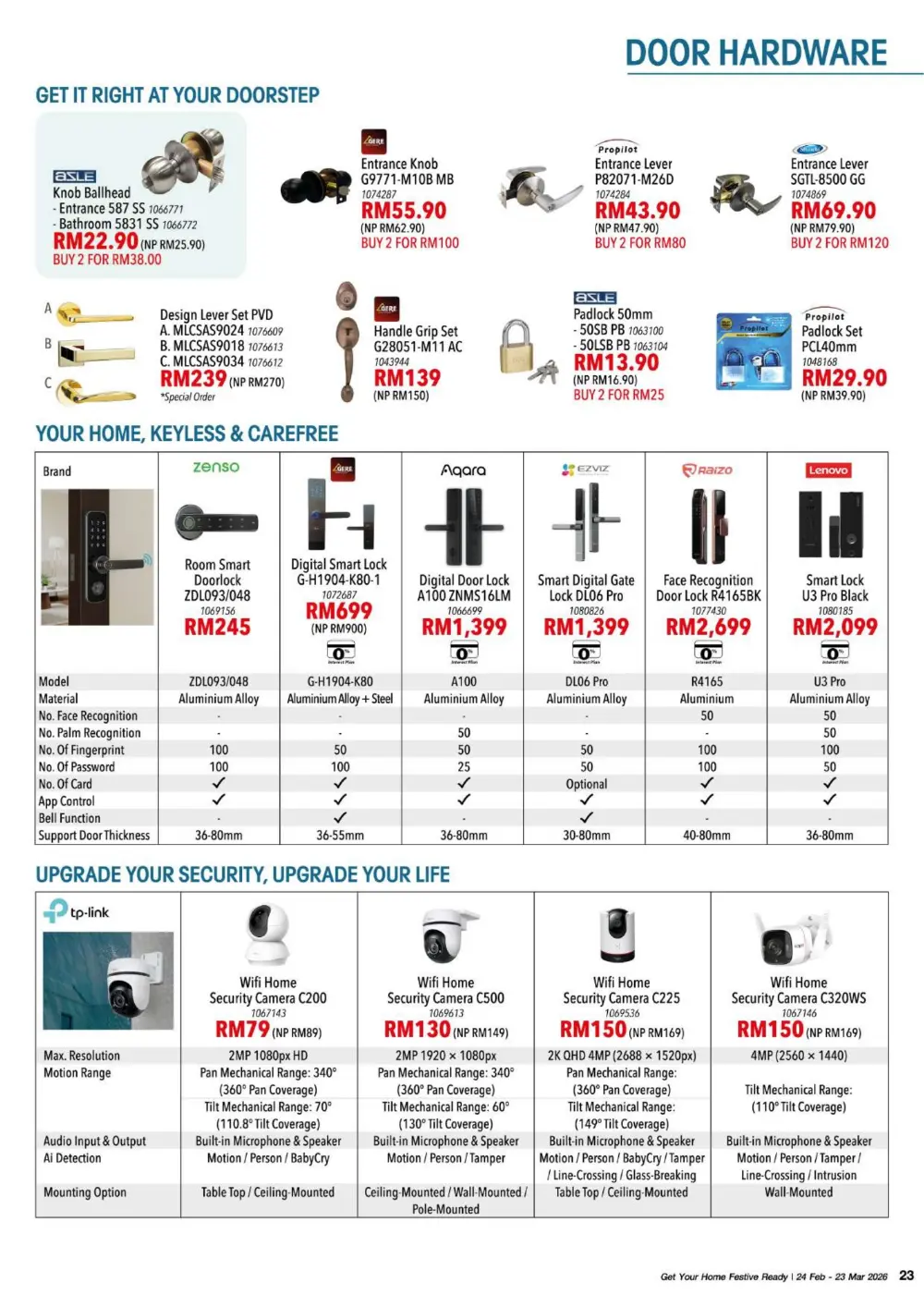 HomePro Malaysia Raya Promotion Ends 23 March 2026