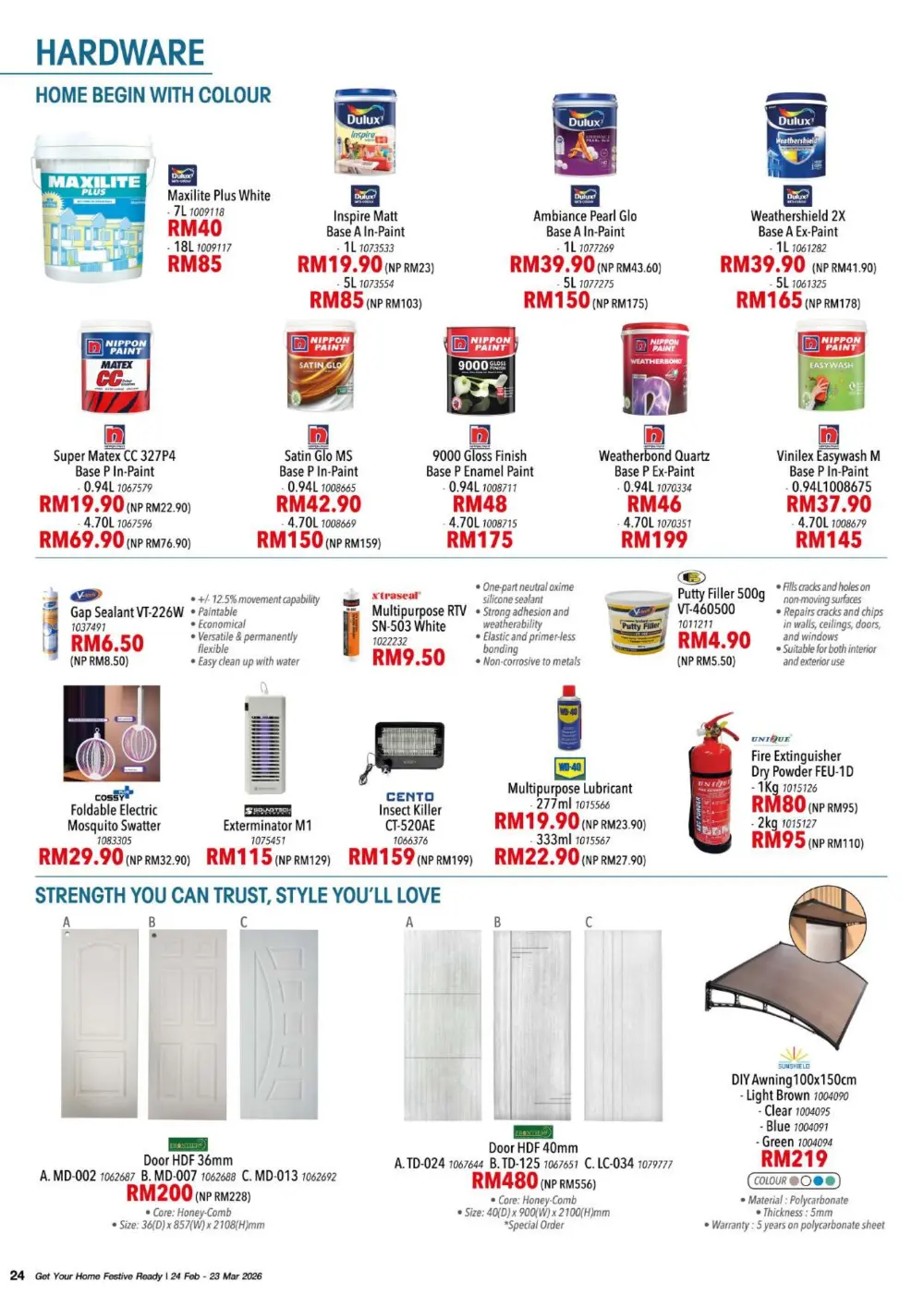 HomePro Malaysia Raya Promotion Ends 23 March 2026