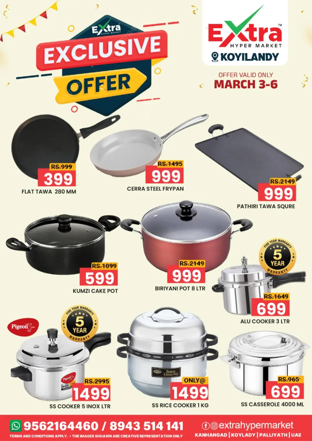 Exclusive Offers at Extra Hypermarket Koyilandy | Valid March 3–6