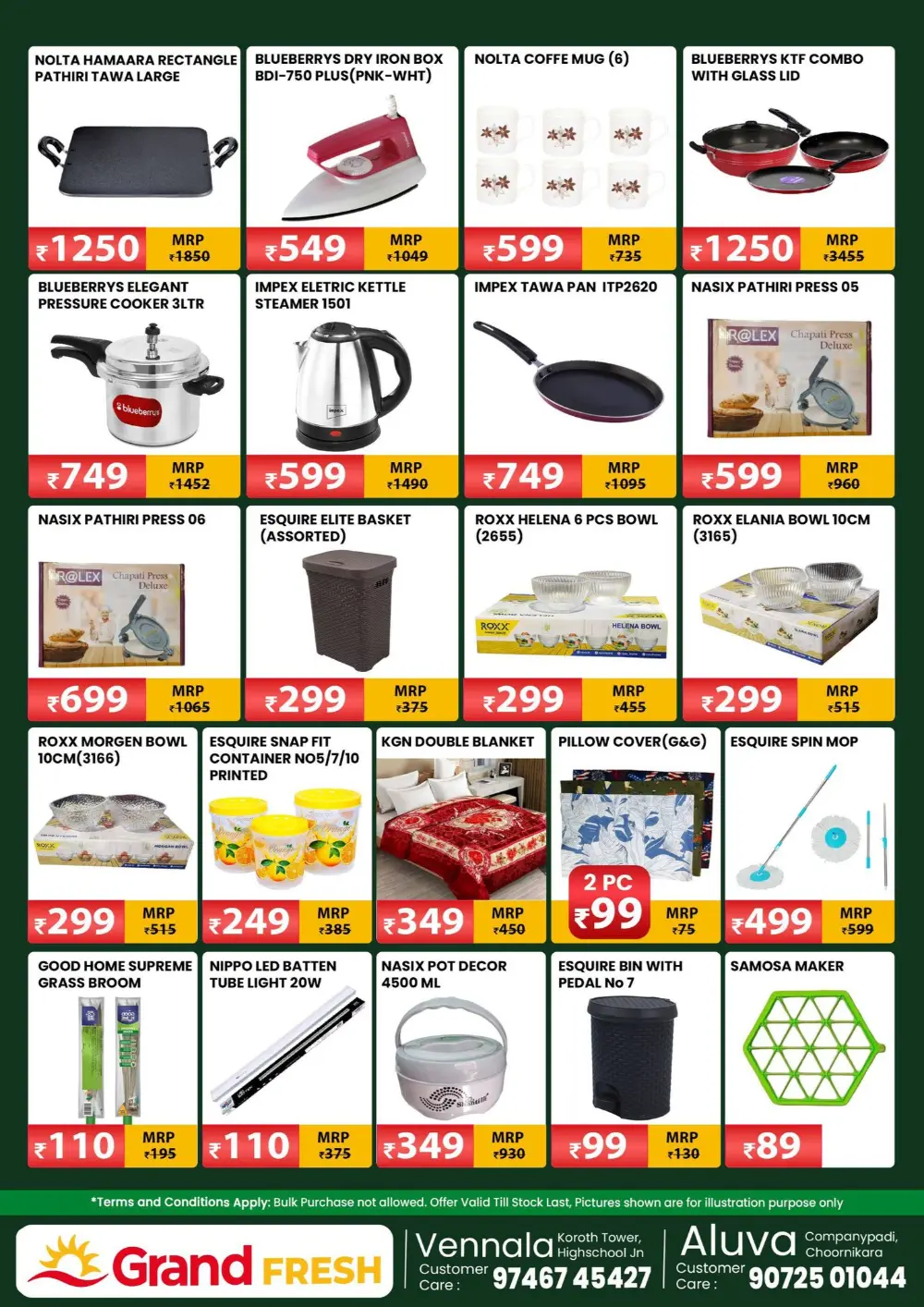 March Deals: Grand Fresh Vennala & Aluva | Offers Valid Till 08 March 2026