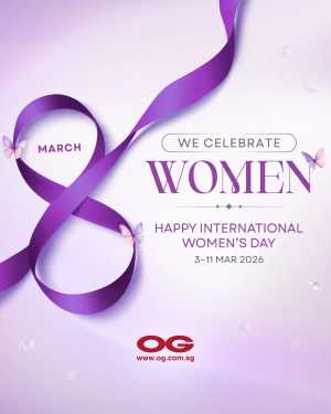 OG Singapore Women's Day Sale | Ends 11 Mar 2026 In OG Department Stores Singapore
