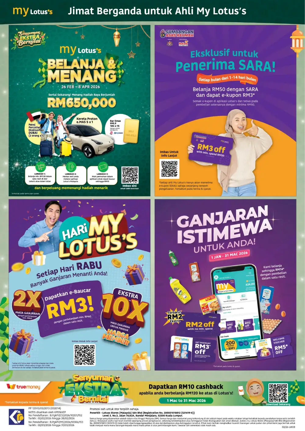 Lotus's Malaysia Member Sale 40% Off Ends 11 Mar 2026
