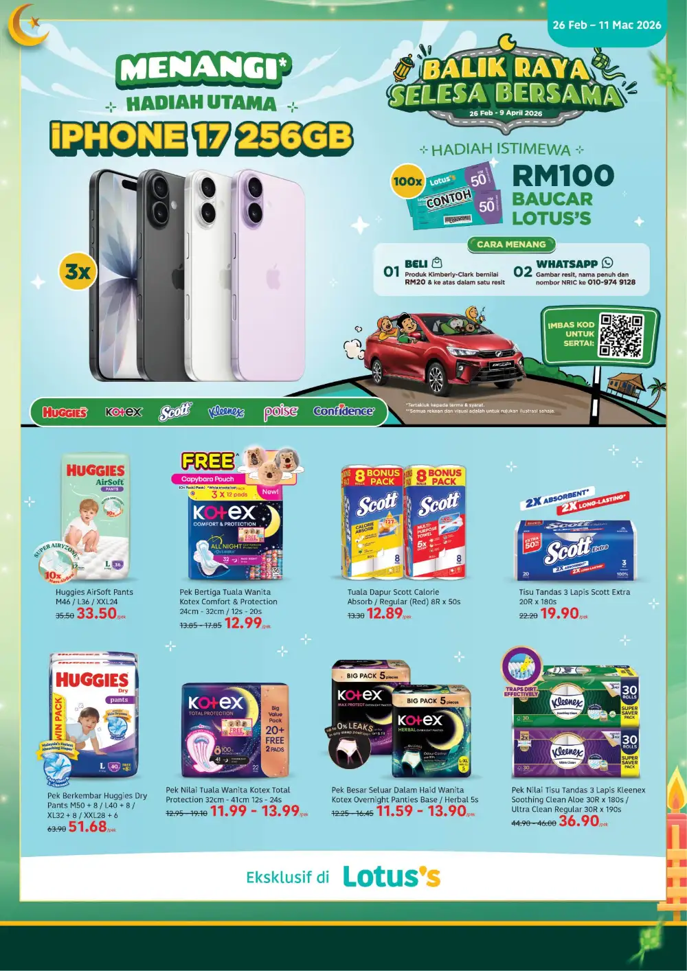 Lotus's Malaysia Penjagaan Diri Promotion Ends 11 Mar 2026