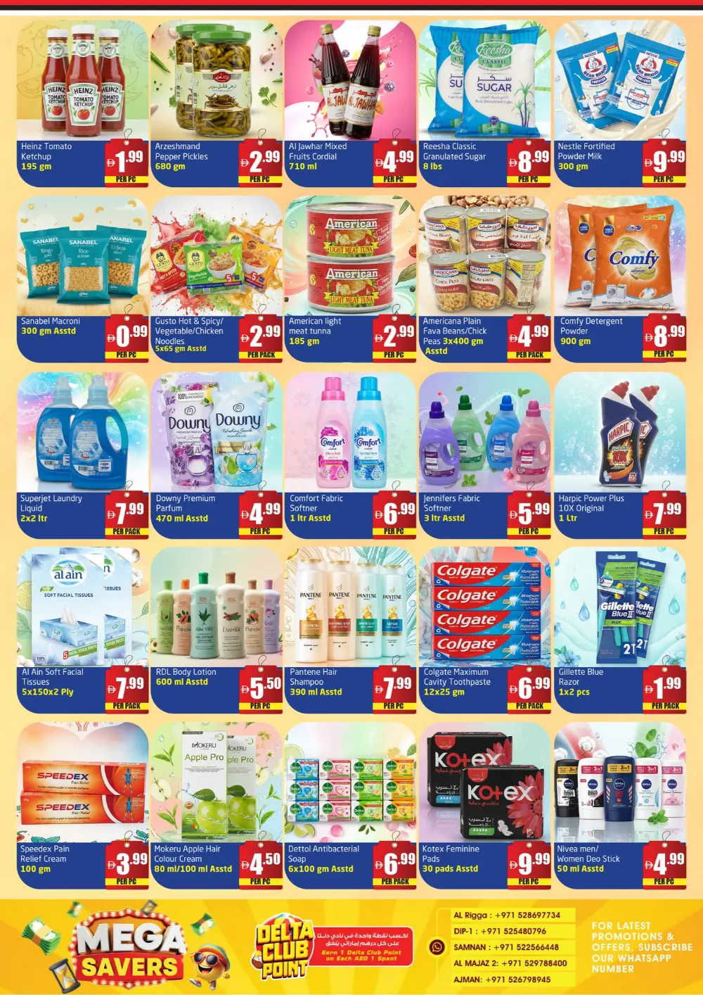 Delta Centre Mega Savers Promotion: Top Deals on Groceries & Personal Care