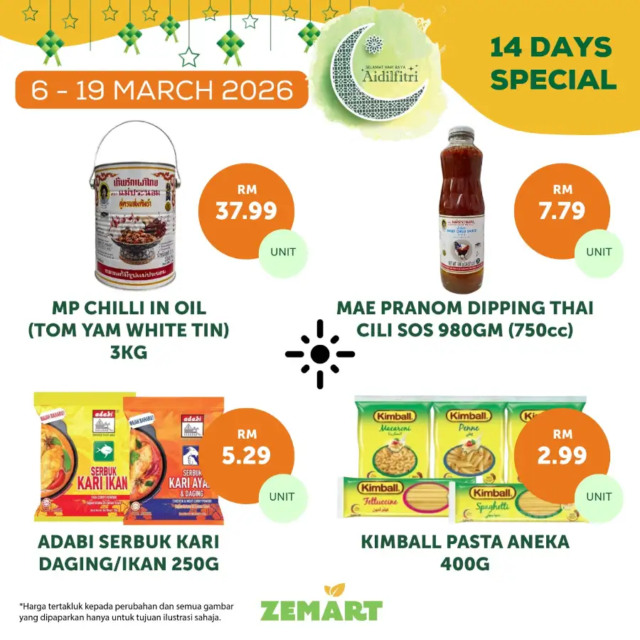 Zemart Malaysia Promotion March 19 2026