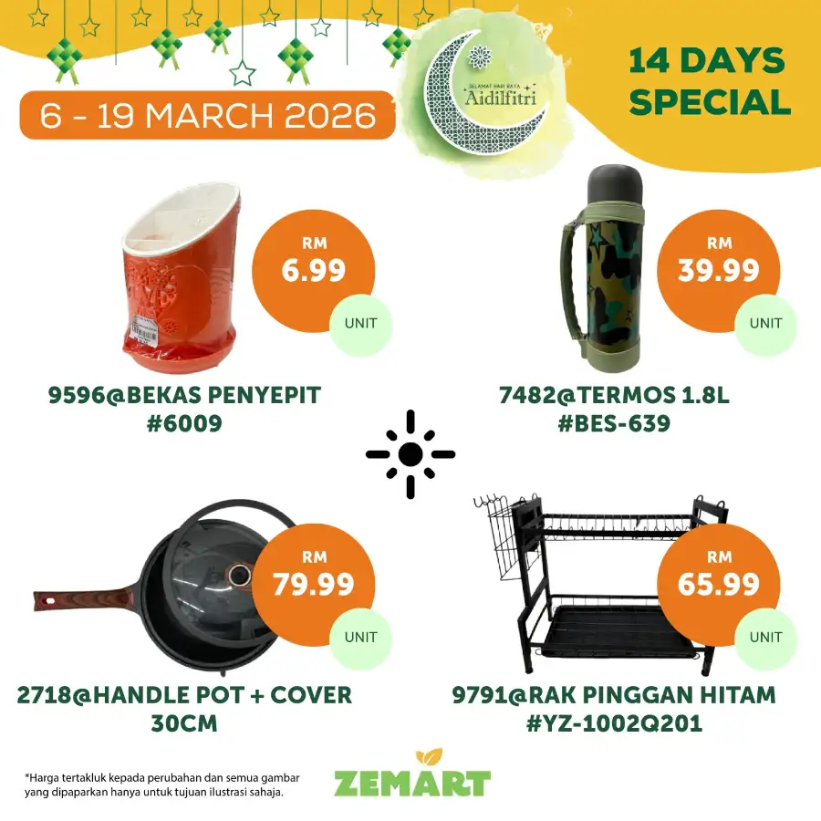 Zemart Malaysia Promotion March 19 2026