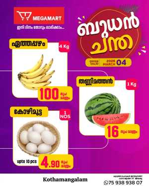 Wednesday sale In Megamart Ernakulam