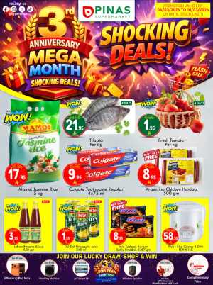Anniversary Mega Sale at PINAS Supermarket Riyadh In Pinas Supermarket Riyadh