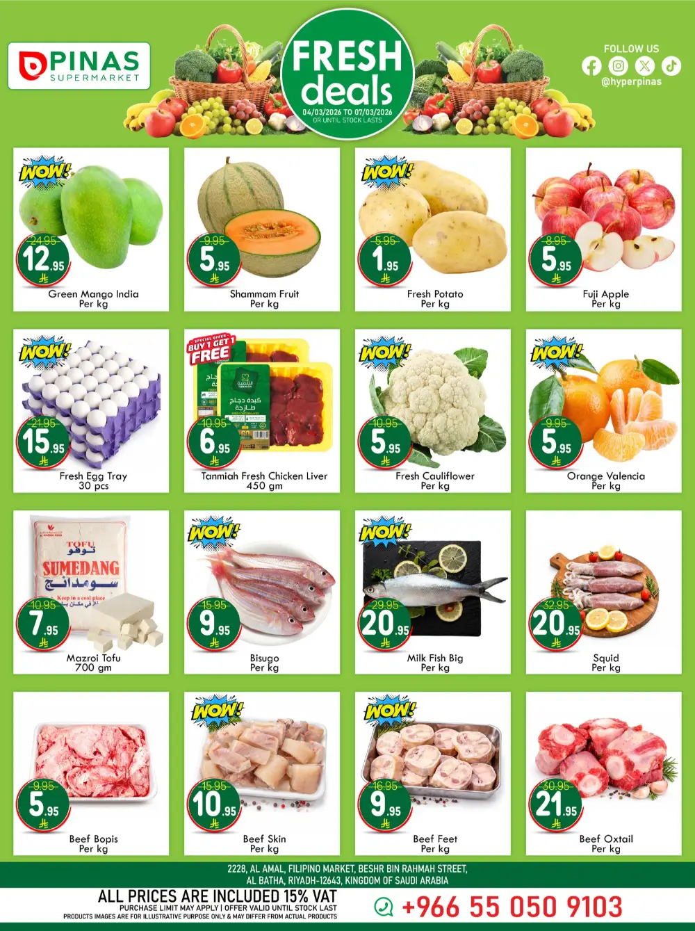 Anniversary Mega Sale at PINAS Supermarket Riyadh