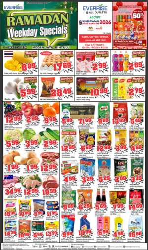 Ramadan Weekday Specials at Everrise Medan Jaya | Ends 5 March In Everrise Sarawak