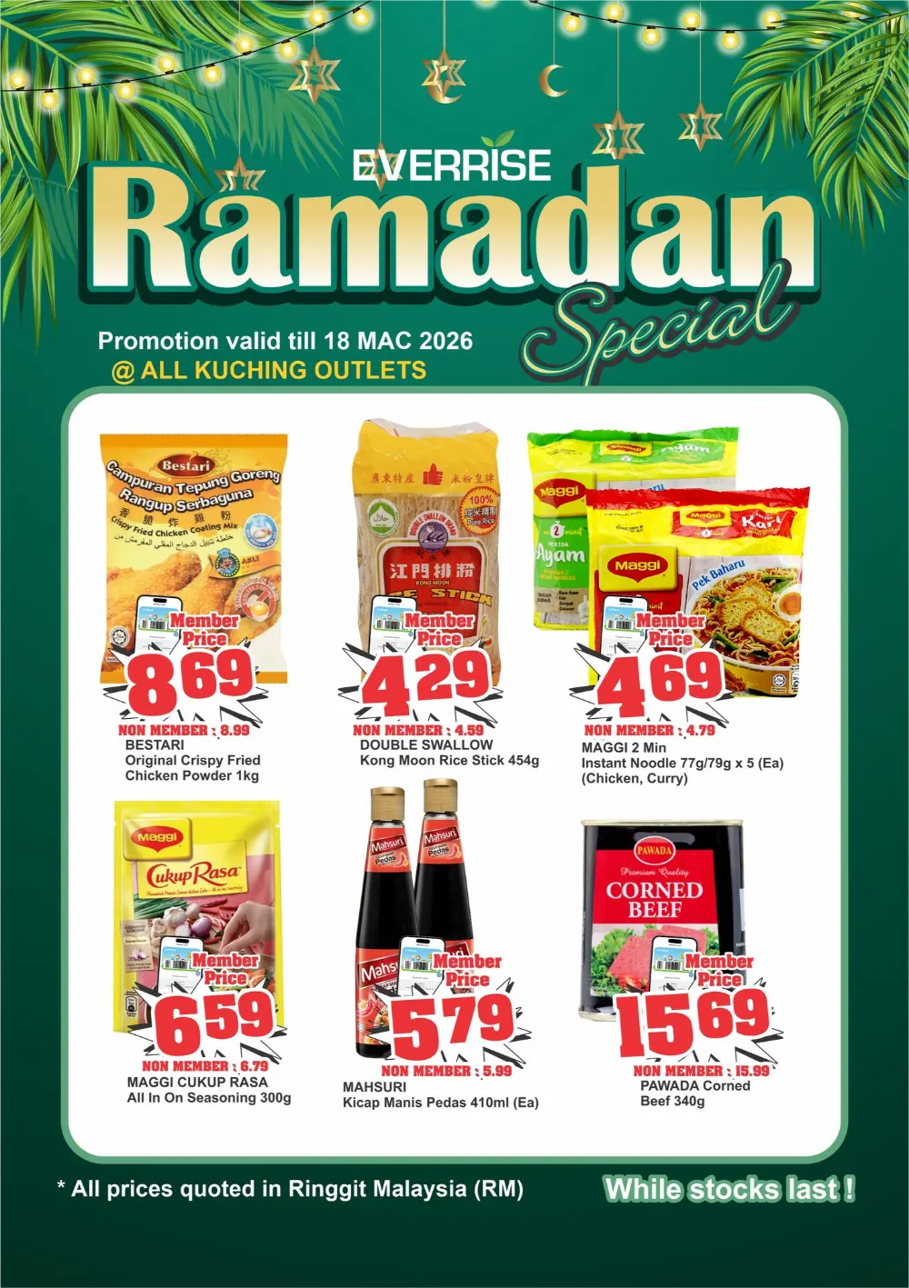 Ramadan Specials at Everrise Kuching | Offers till 18 March