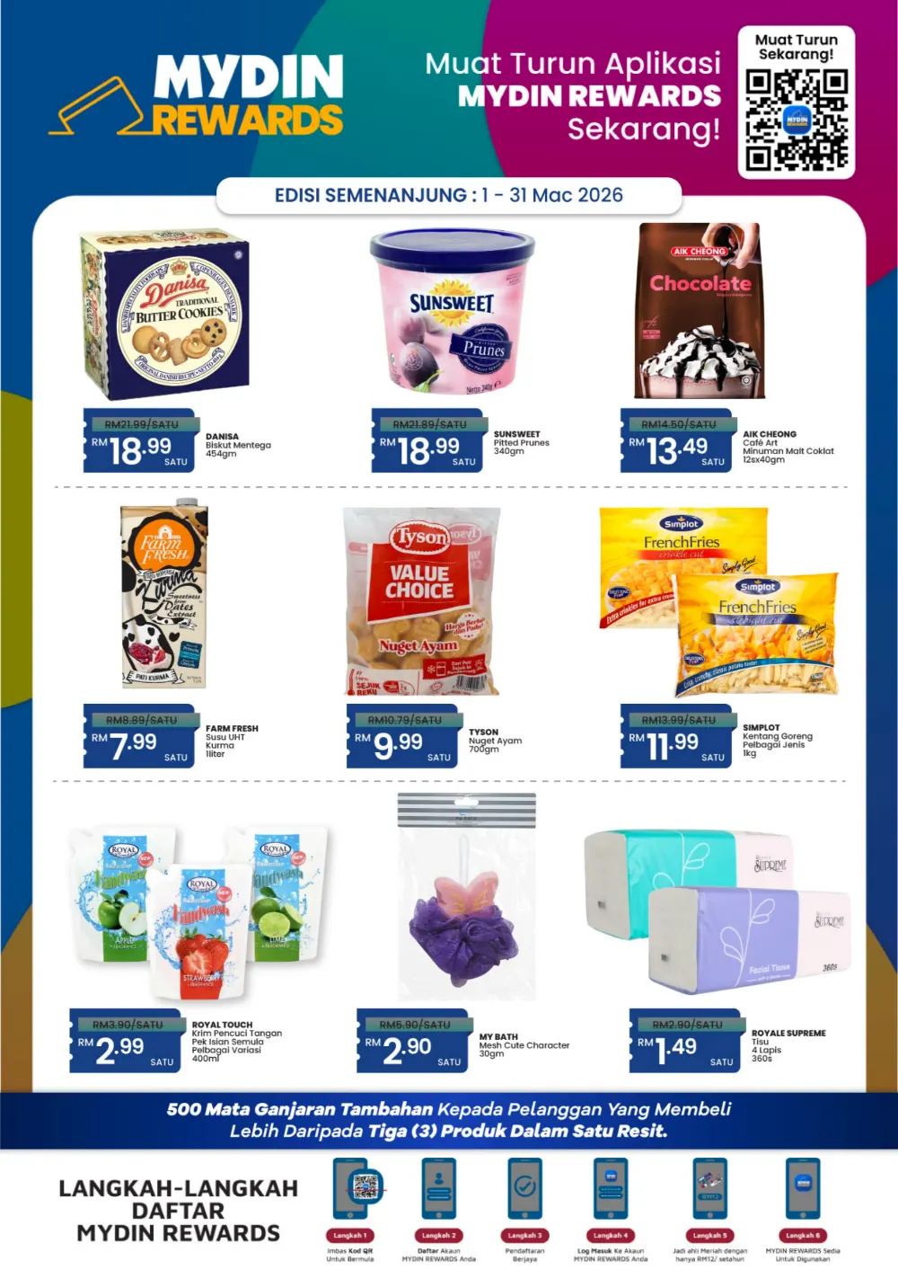 Mydin Rewards Monthly Deals Malaysia | Expires 31 Mar