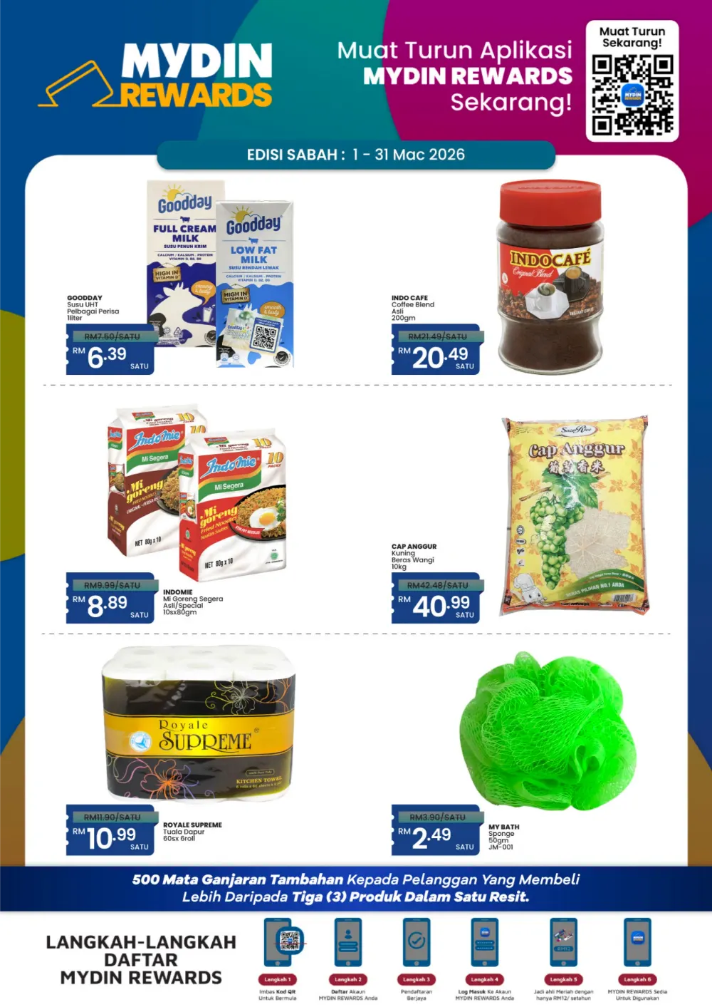 Mydin Rewards Monthly Deals Malaysia | Expires 31 Mar