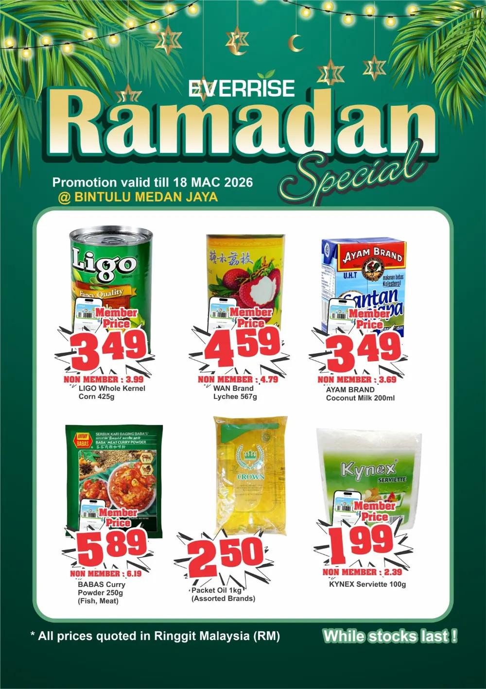 Ramadan Dates Offer | Everrise Bintulu Medan Jaya | Valid till 18 Mar 2026