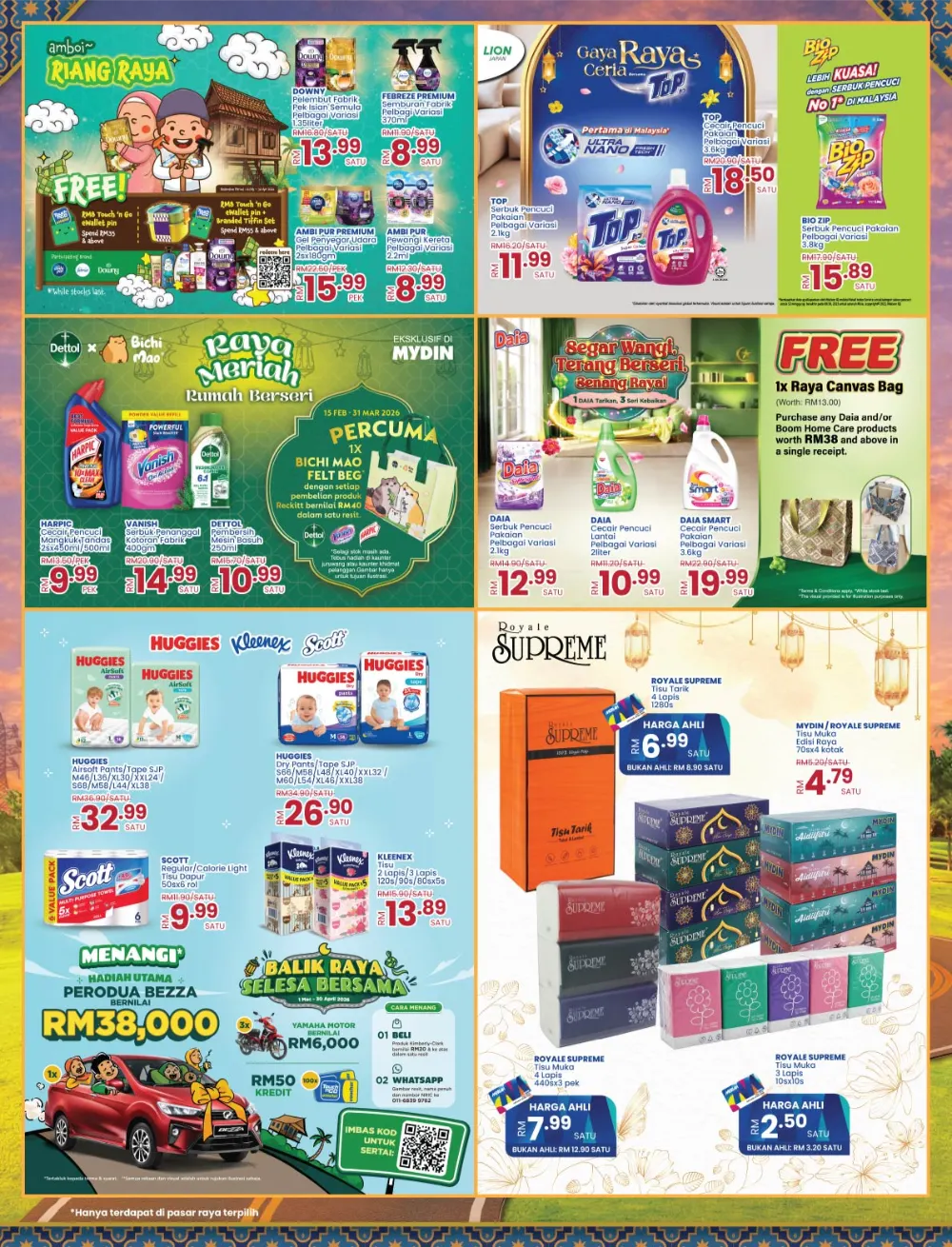 Mega Balik Kampung RM10 Voucher | MYDIN Malaysia | Ends 23 Mar