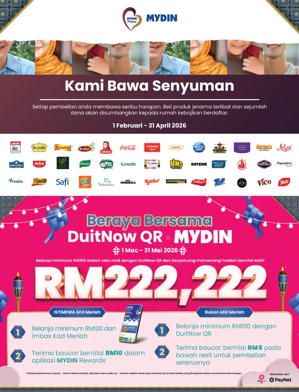 Mega Balik Kampung RM10 Voucher | MYDIN Malaysia | Ends 23 Mar