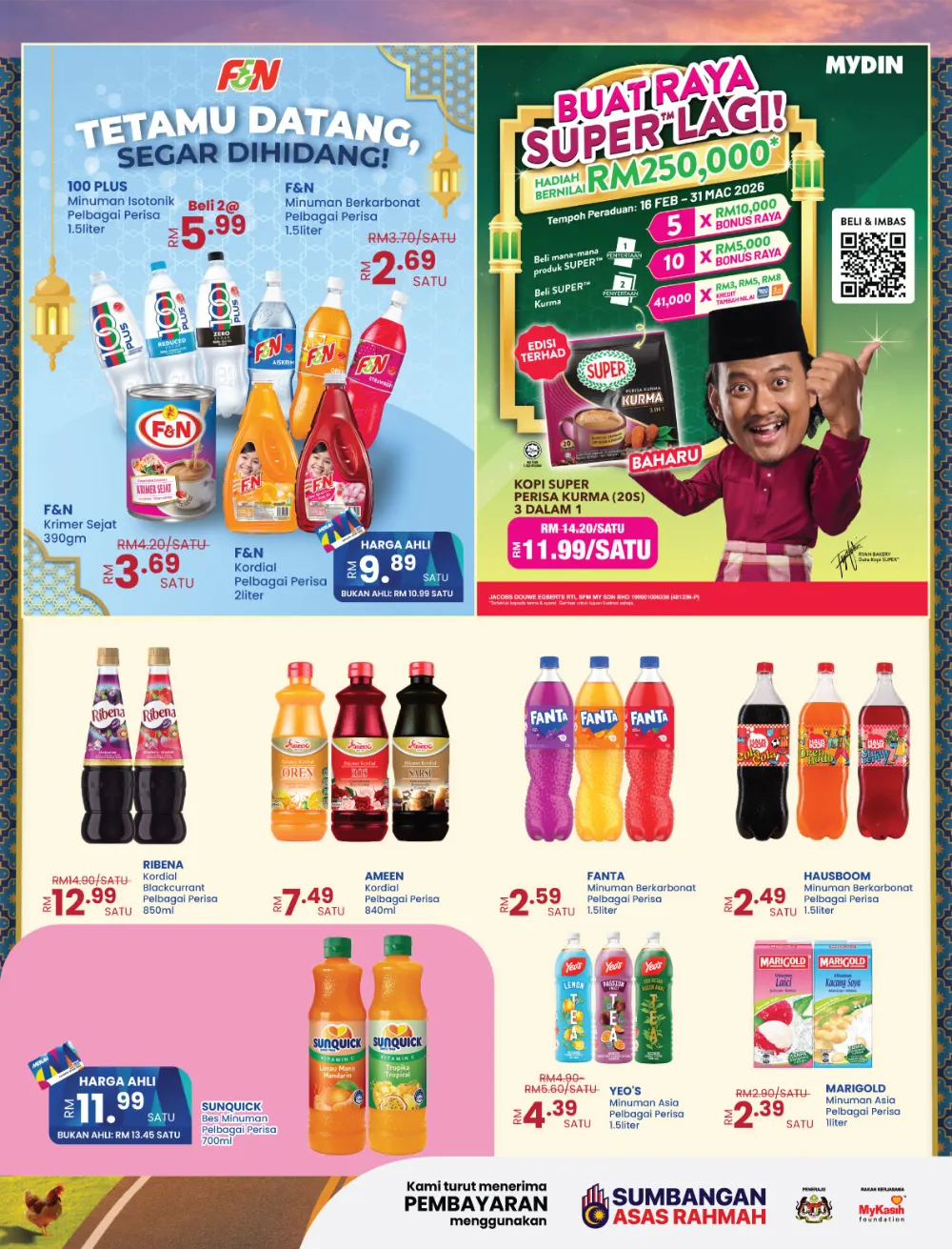 Mega Balik Kampung RM10 Voucher | MYDIN Malaysia | Ends 23 Mar