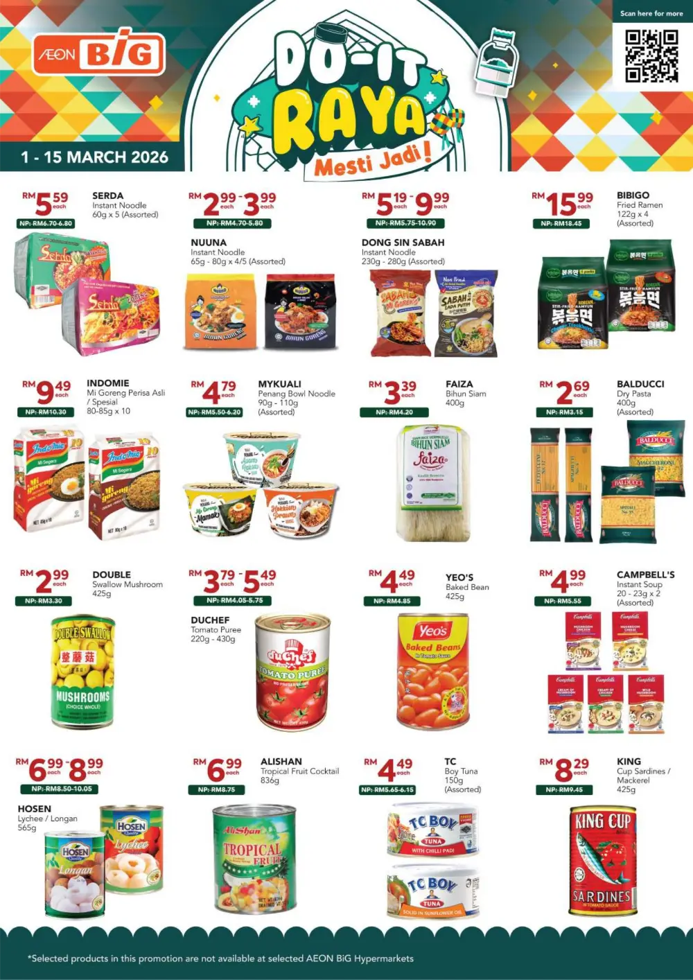 AEON BiG Do-It Raya Mesti Jadi Offer | Ends 15 March