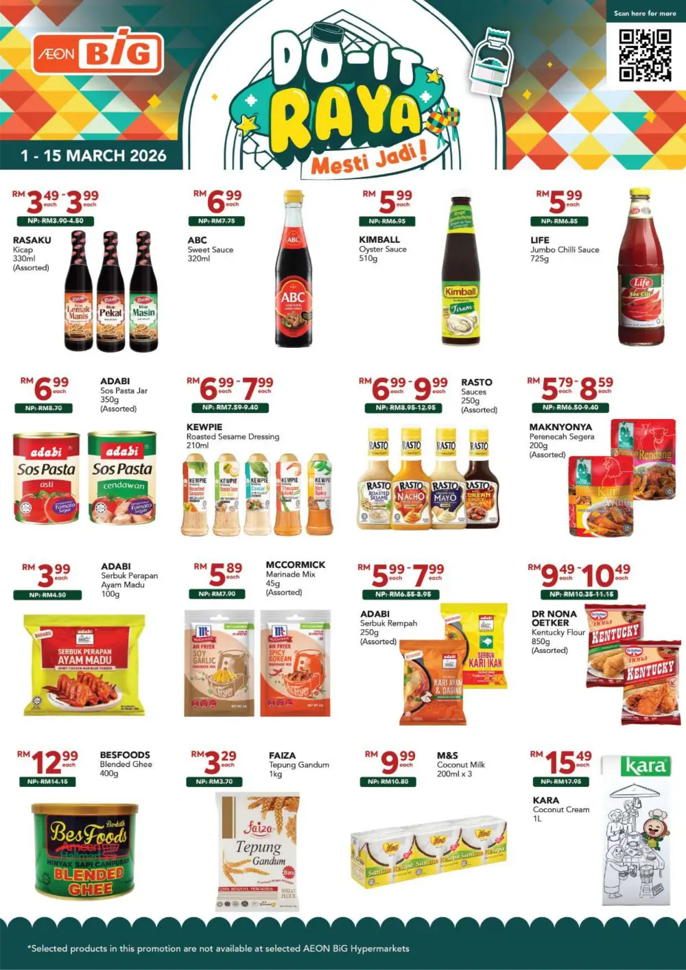 AEON BiG Do-It Raya Mesti Jadi Offer | Ends 15 March