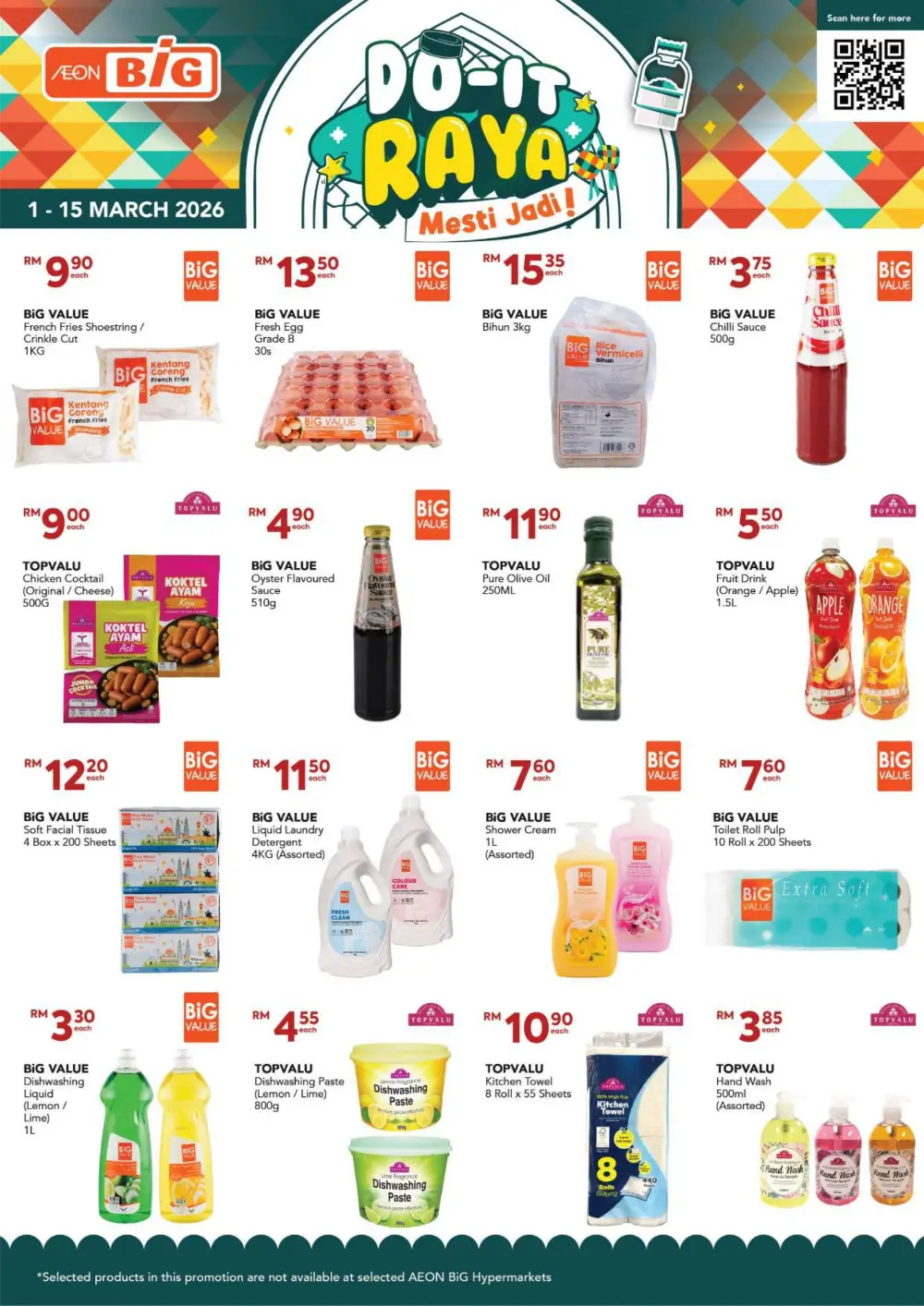 AEON BiG Do-It Raya Mesti Jadi Offer | Ends 15 March
