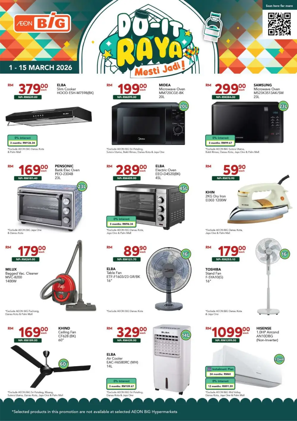 AEON BiG Do-It Raya Mesti Jadi Offer | Ends 15 March