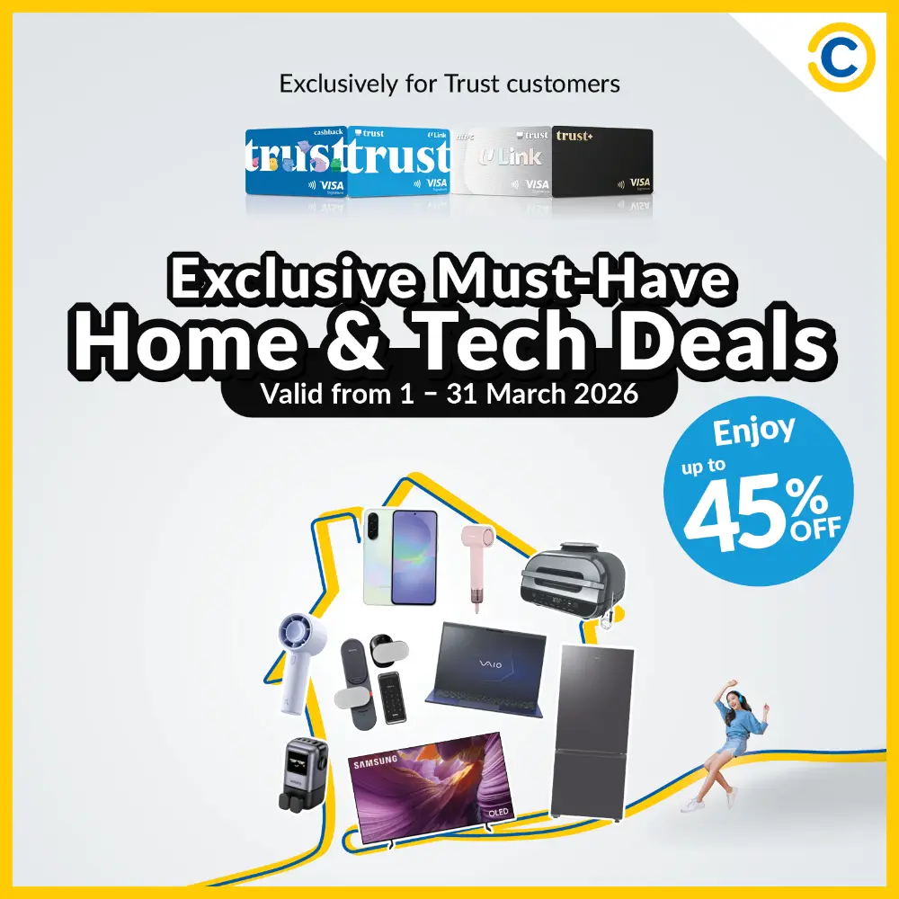 45% Off Home & Tech Deals | Courts x Trust Bank | Ends 31 March