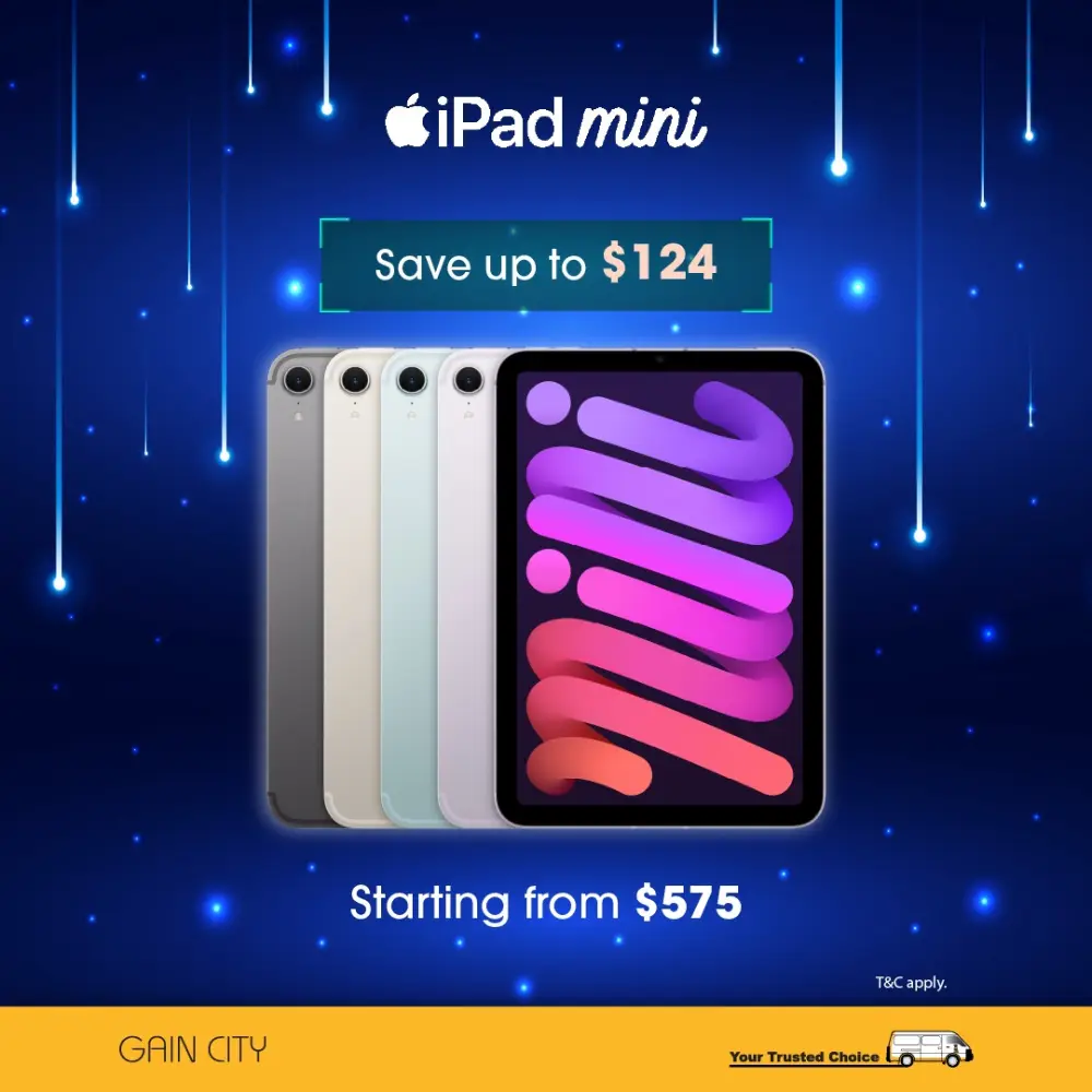 Tech Show Apple Deals | Gain City Singapore | Save up to $251