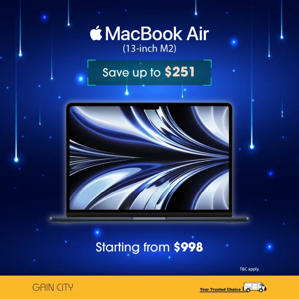 Tech Show Apple Deals | Gain City Singapore | Save up to $251
