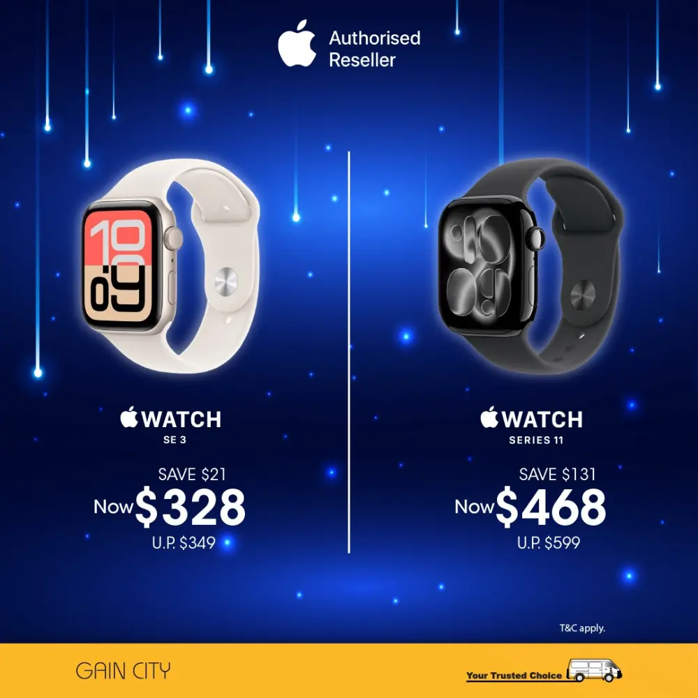 Tech Show Apple Deals | Gain City Singapore | Save up to $251