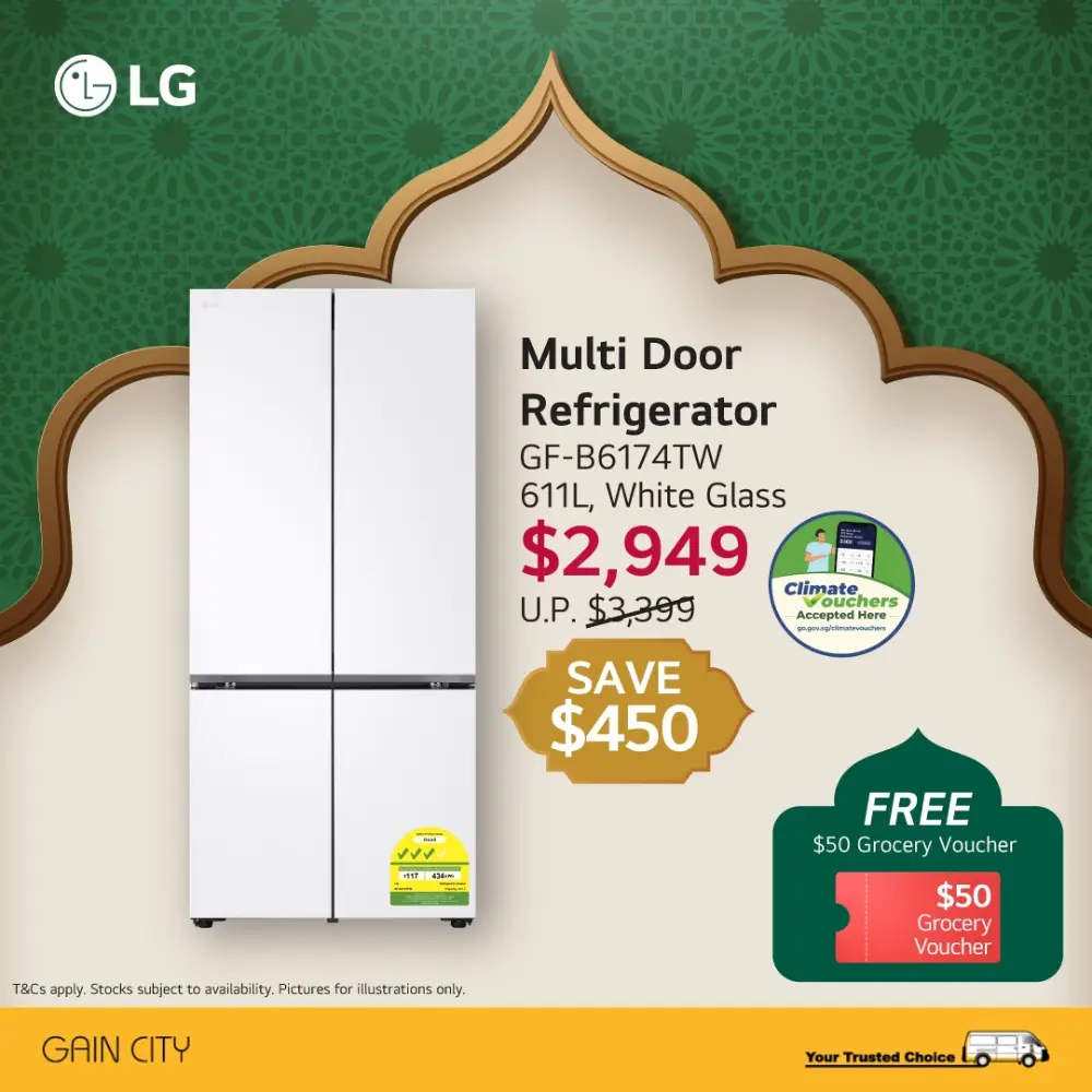 LG Raya Deals: Save & Free Gifts up to $773 | Gain City | Ends 31 Mar