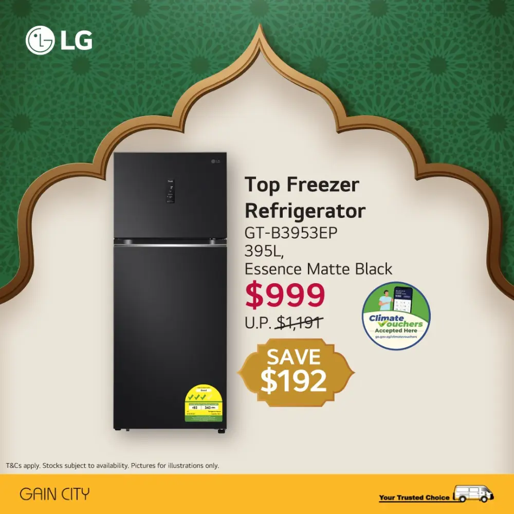 LG Raya Deals: Save & Free Gifts up to $773 | Gain City | Ends 31 Mar