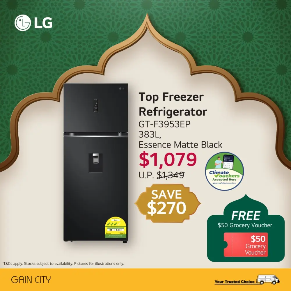 LG Raya Deals: Save & Free Gifts up to $773 | Gain City | Ends 31 Mar