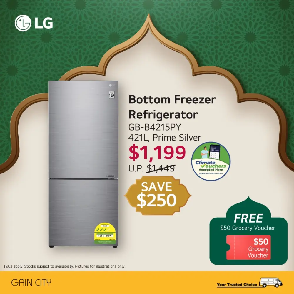 LG Raya Deals: Save & Free Gifts up to $773 | Gain City | Ends 31 Mar