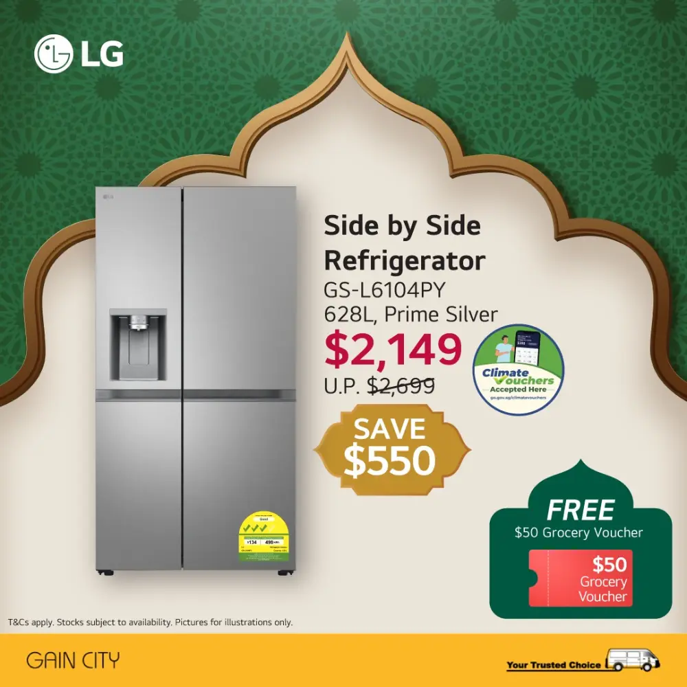 LG Raya Deals: Save & Free Gifts up to $773 | Gain City | Ends 31 Mar