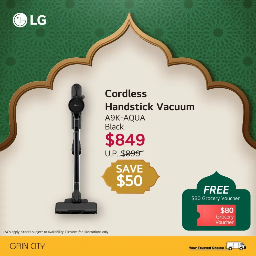 LG Raya Deals: Save & Free Gifts up to $773 | Gain City | Ends 31 Mar