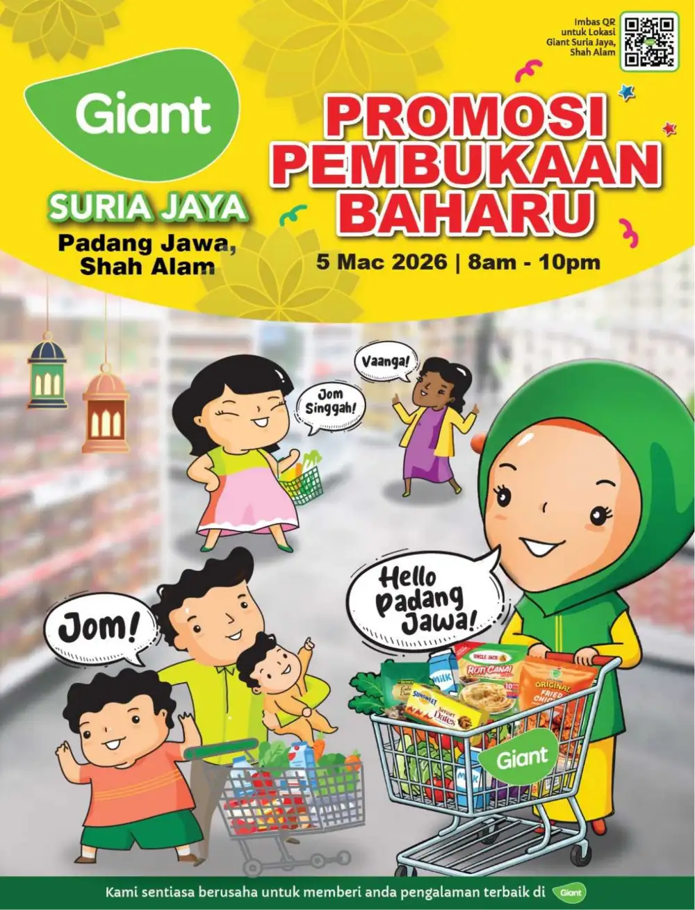New Opening Offers at Giant Suria Jaya Mall | Ends 18 March