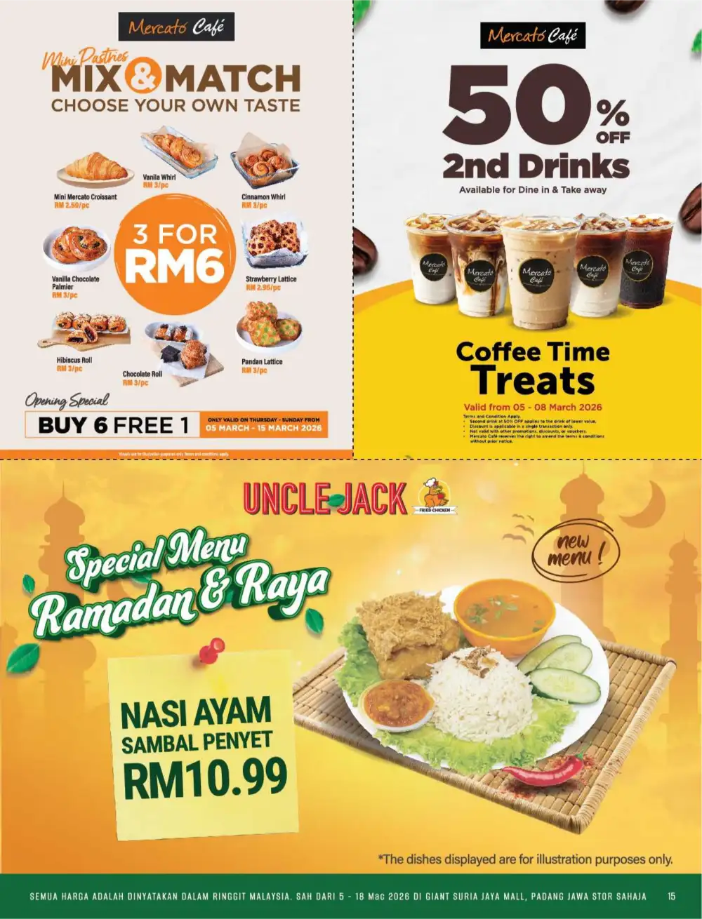 New Opening Offers at Giant Suria Jaya Mall | Ends 18 March