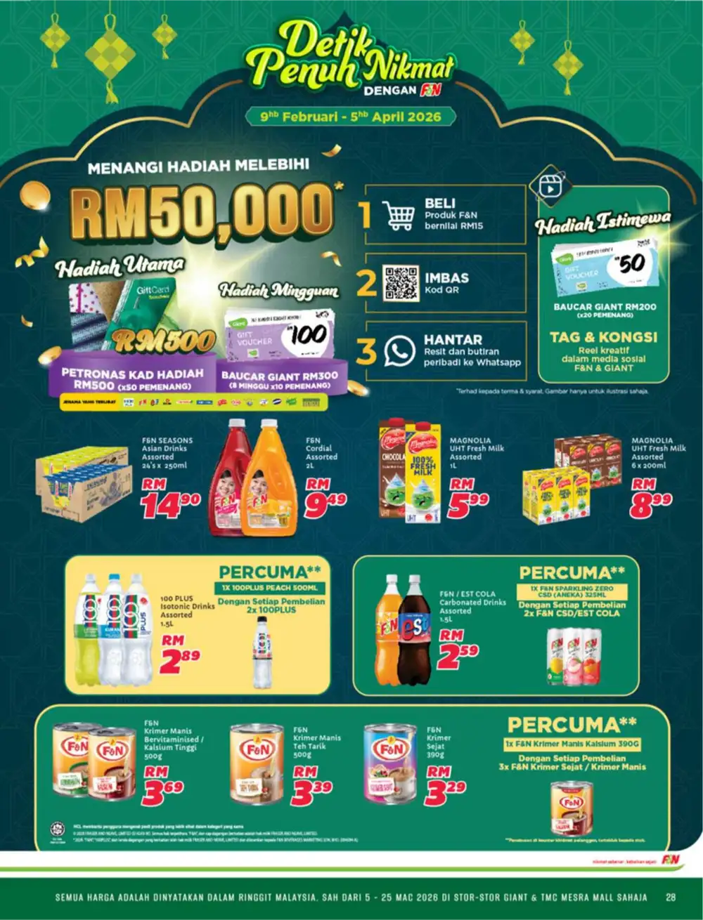 Raya Bergaya Deals | Giant Malaysia | Valid until 25 March 2026