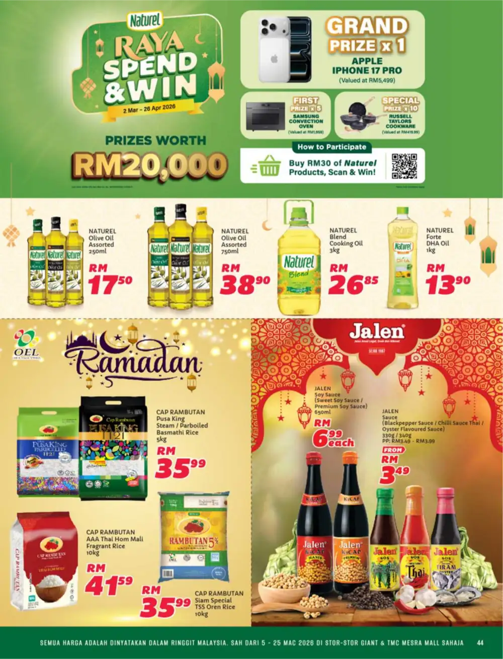 Raya Bergaya Deals | Giant Malaysia | Valid until 25 March 2026
