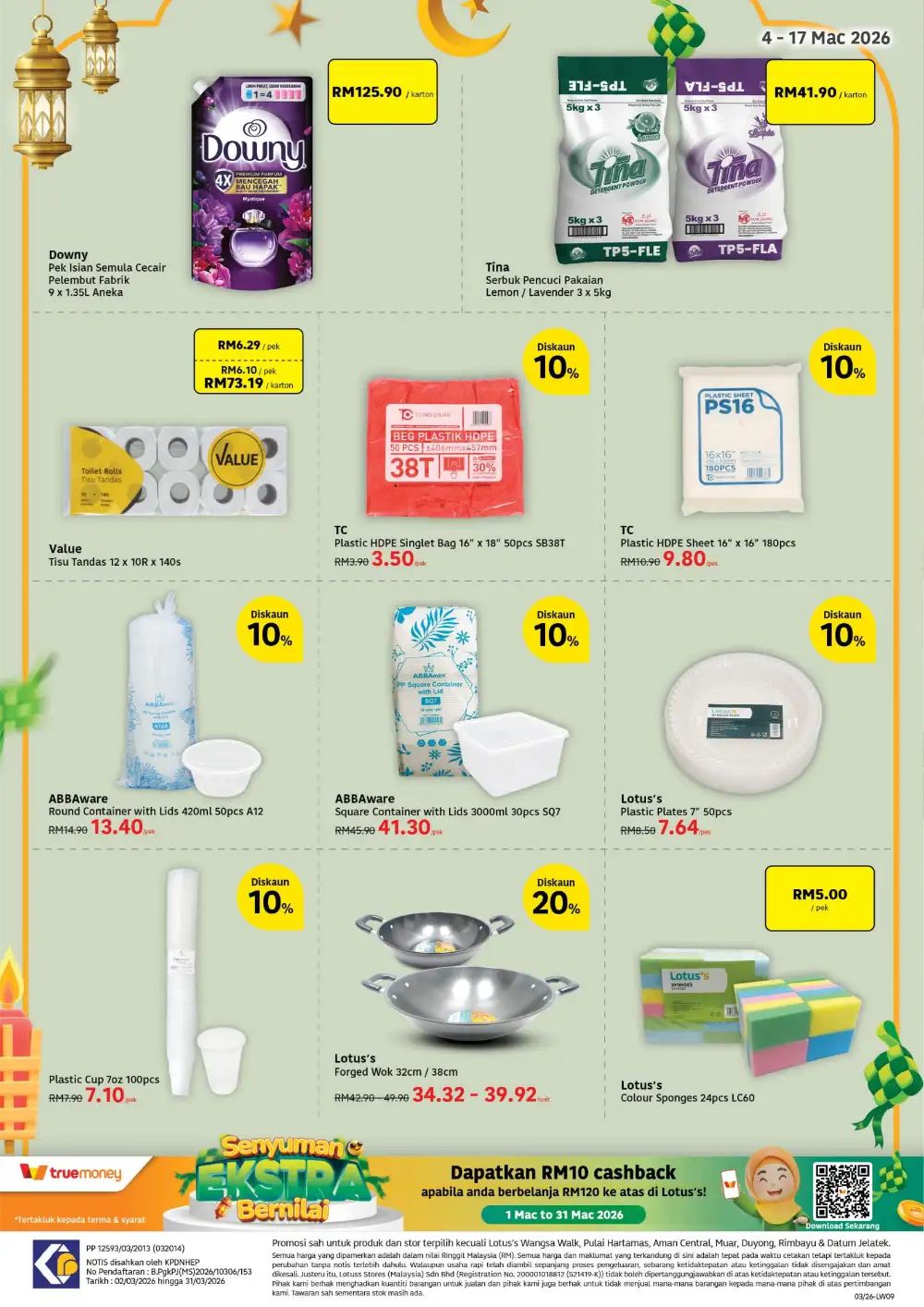 Borong Barang Dapur Ramadan | Lotus's Malaysia | Promo Sah Hingga 17 Mac