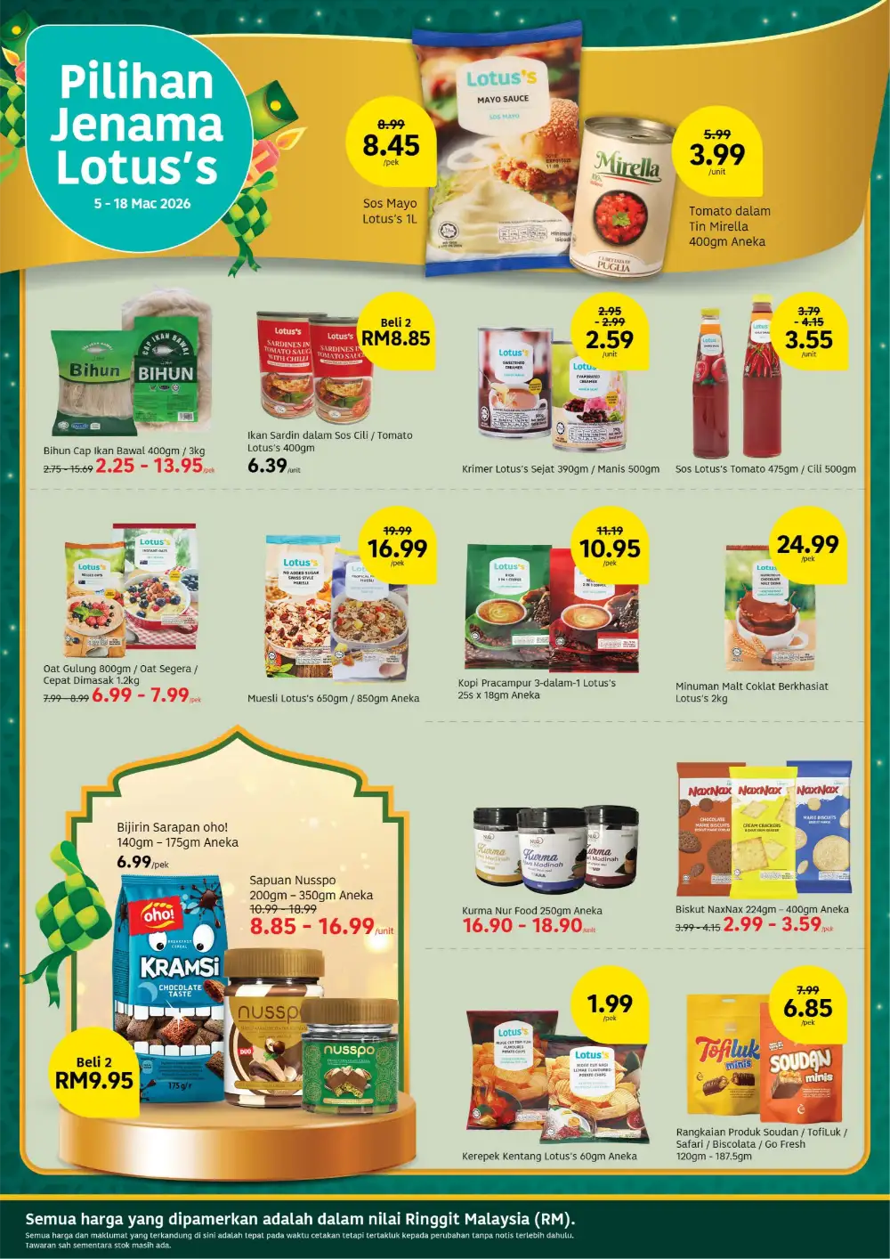 Lotus's Ramadan Offers | Jasmine Rice, Top & Scott Deals | Valid until 18 Mar 2026
