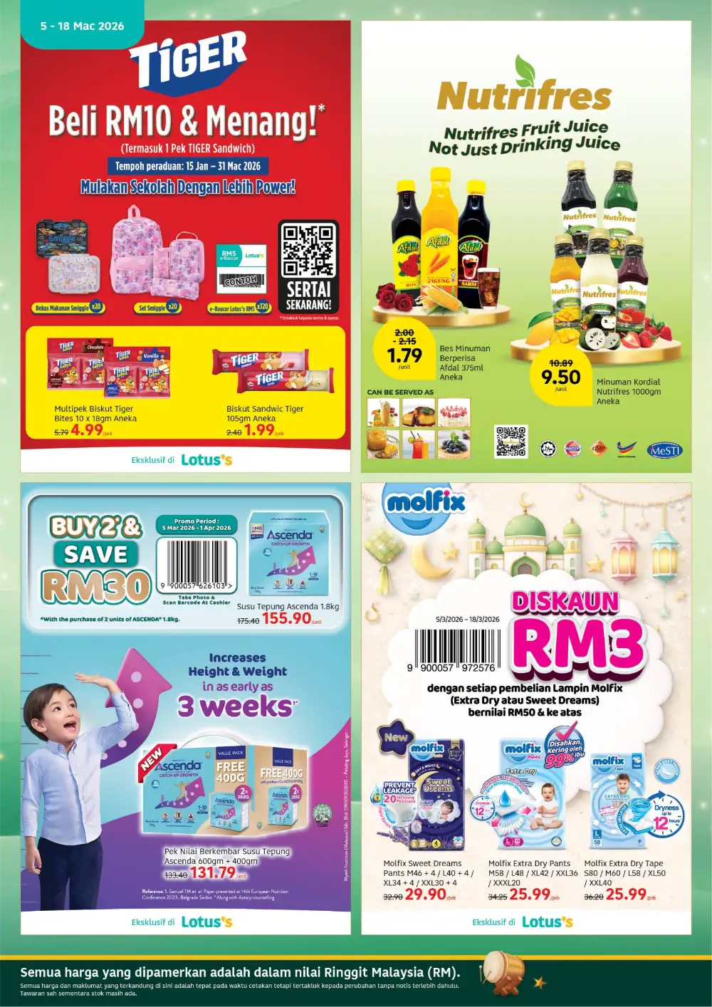 Lotus's Ramadan Offers | Jasmine Rice, Top & Scott Deals | Valid until 18 Mar 2026