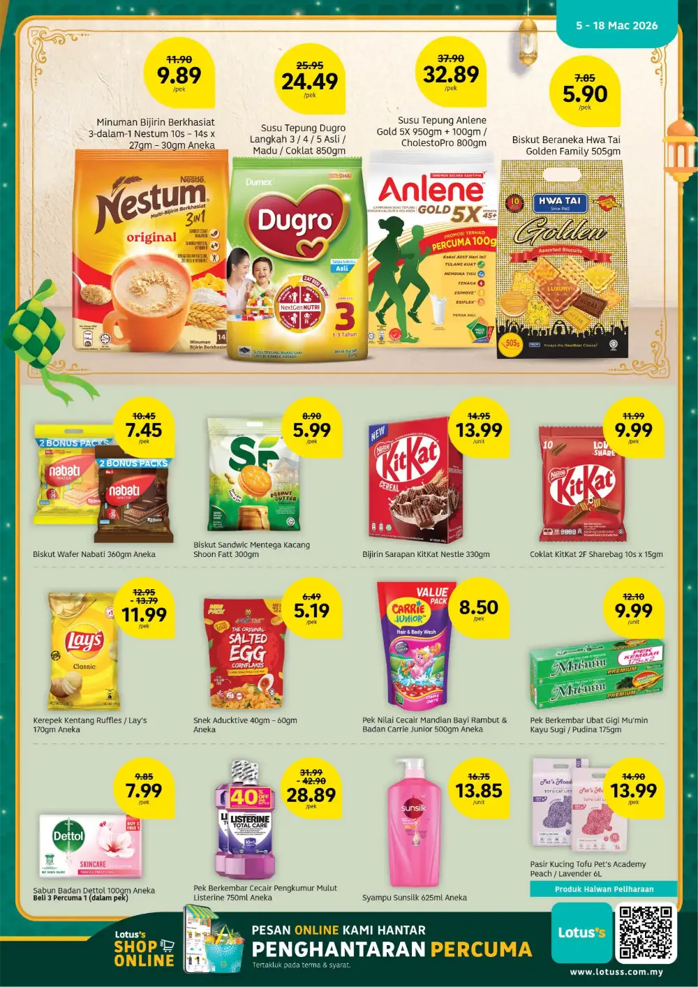 Lotus's Ramadan Offers | Jasmine Rice, Top & Scott Deals | Valid until 18 Mar 2026