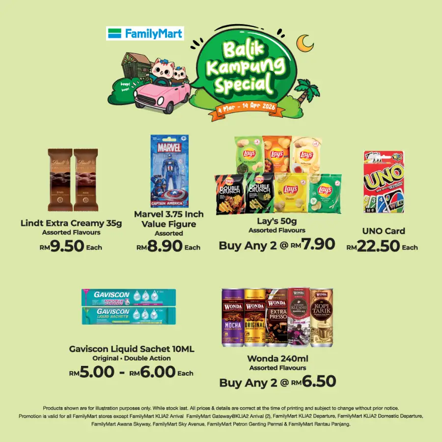 Balik Kampung Special | FamilyMart Malaysia Promo | Ends 14 Apr 2026
