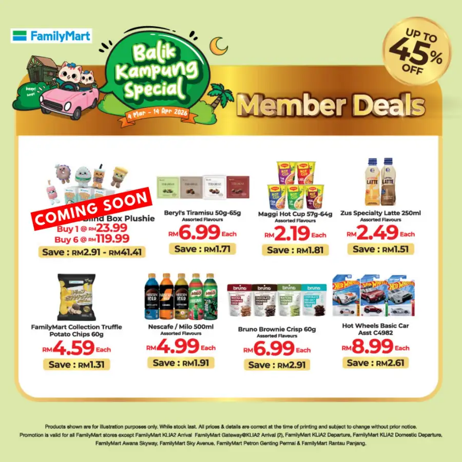 Balik Kampung Special | FamilyMart Malaysia Promo | Ends 14 Apr 2026