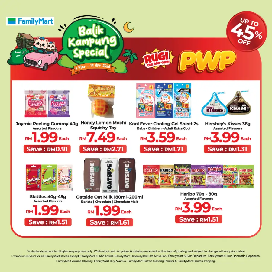 Balik Kampung Special | FamilyMart Malaysia Promo | Ends 14 Apr 2026