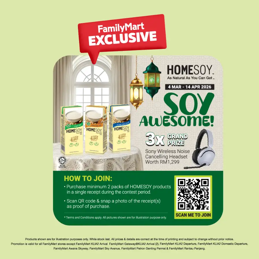 Balik Kampung Special | FamilyMart Malaysia Promo | Ends 14 Apr 2026